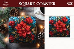 Christmas Square Coaster Sublimation