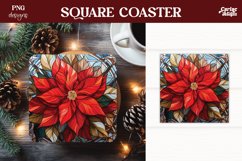 Christmas Square Coaster Sublimation