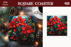 Christmas Square Coaster Sublimation