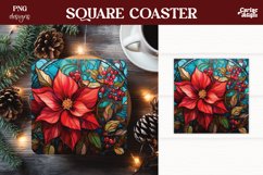 Christmas Square Coaster Sublimation