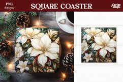 Christmas Square Coaster Sublimation