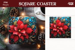 Christmas Square Coaster Sublimation