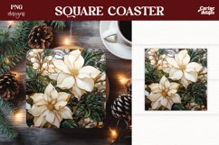 Christmas Square Coaster Sublimation