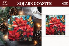 Christmas Square Coaster Sublimation