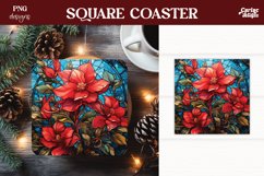 Christmas Square Coaster Sublimation