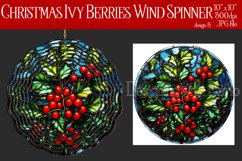 Christmas Wind Spinner, Christmas Ivy and Berries Spinner, 5 Product Image 1