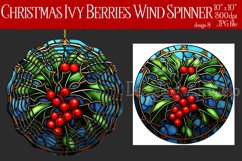 Christmas Wind Spinner, Christmas Ivy and Berries Spinner, 8 Product Image 1