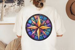 Christmas Stained Glass PNG | Christmas Ornament Design Product Image 2