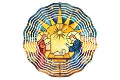 Christmas Stained Glass PNG | Christmas Ornament Design Product Image 2