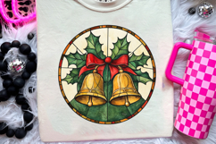 Christmas Stained Glass PNG | Christmas Ornament Design Product Image 3