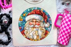 Christmas Stained Glass PNG | Christmas Ornament Design Product Image 3
