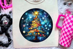Christmas Stained Glass PNG | Christmas Ornament Design Product Image 3