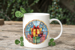 Christmas Stained Glass PNG | Christmas Ornament Design Product Image 5
