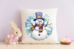 Christmas Stained Glass PNG | Christmas Ornament Design Product Image 6