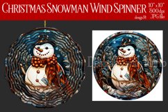 Christmas Wind Spinner, Christmas Snowman Spinner, Winter 14 Product Image 1