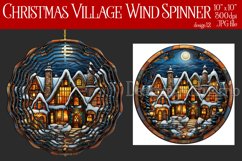 Christmas Wind Spinner, Christmas Village Wind Spinner, 12 Product Image 1