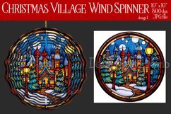 Christmas Wind Spinner, Christmas Village Wind Spinner, 1 Product Image 1
