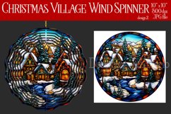 Christmas Wind Spinner, Christmas Village Wind Spinner, 2 Product Image 1