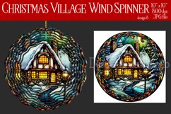 Christmas Wind Spinner, Christmas Village Wind Spinner, 3 Product Image 1