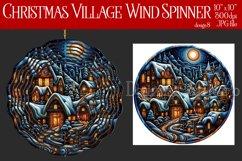 Christmas Wind Spinner, Christmas Village Wind Spinner, 8 Product Image 1