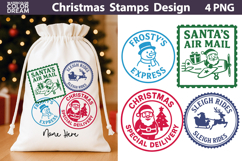 Christmas Stamp Bundle | Post Stamps Sublimation Product Image 13