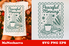 Winter Stamp Clipart Bundle | 15 Cozy Christmas SVGs Product Image 10