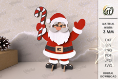 Christmas Characters Bundle Laser Cut. Stand Decors SVG Product Image 3
