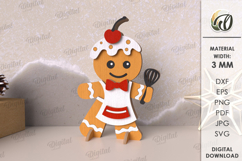Christmas Characters Bundle Laser Cut. Stand Decors SVG Product Image 6