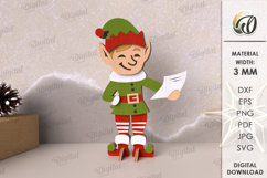 Christmas Characters Bundle Laser Cut. Stand Decors SVG Product Image 7