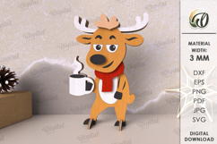 Christmas Characters Bundle Laser Cut. Stand Decors SVG Product Image 8