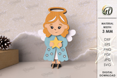 Christmas Characters Bundle Laser Cut. Stand Decors SVG Product Image 10