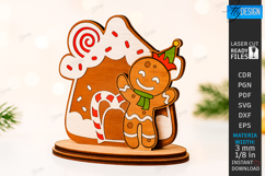 Christmas Stand Decor Laser Cut|Christmas Character|Xmas SVG Product Image 1