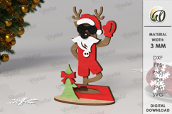 Christmas Stand Decors Bundle Laser Cut. Christmas Decor SVG Product Image 5