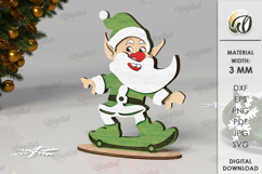 Christmas Stand Decors Bundle Laser Cut. Christmas Decor SVG Product Image 6