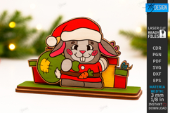Christmas Stand Decor Laser Cut|Christmas Character|Xmas SVG Product Image 1