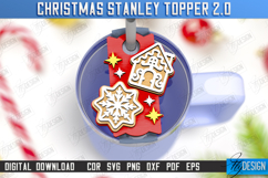 Christmas Stanley Topper Laser Cut | Stanley Cup Accessories Product Image 1
