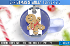 Christmas Stanley Topper Laser Cut Bundle,Stanley Name Plate Product Image 5