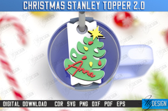 Christmas Stanley Topper Laser Cut Bundle,Stanley Name Plate Product Image 7