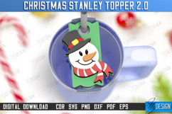 Christmas Stanley Topper Laser Cut | Stanley Cup Accessories Product Image 1