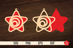 The Christmas Star Ornament SVG is great for creating wonderful decorations and to use as a gift tag.