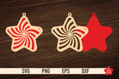 The Christmas Star Ornament SVG is great for creating wonderful decorations and to use as a gift tag.