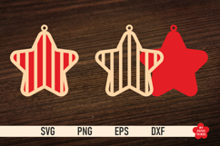 The Christmas Star Ornament SVG is great for creating wonderful decorations and to use as a gift tag.