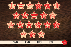 The Christmas Star Ornament SVG is great for creating wonderful decorations and to use as a gift tag.