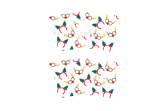 christmas starbucks 16oz hot cup tumbler wrap svg presized template for tumbler grande suitable for cricut and silhouette