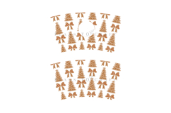christmas starbucks 16oz hot cup tumbler wrap svg presized template for tumbler grande suitable for cricut and silhouette