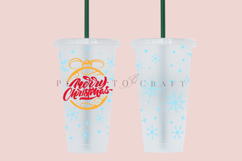 christmas starbucks 24oz cold cup tumbler wrap svg presized template for tumbler venti suitable for cutting machine or sublimation