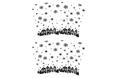 christmas starbucks 24oz cold cup tumbler wrap svg presized template for tumbler venti suitable for cutting machine or sublimation