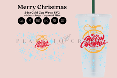 christmas starbucks 24oz cold cup tumbler wrap svg presized template for tumbler venti suitable for cutting machine or sublimation