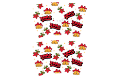 christmas starbucks 24oz cold cup tumbler wrap svg presized template for tumbler venti suitable for cutting machine or sublimation