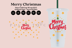 christmas starbucks 24oz cold cup tumbler wrap svg presized template for tumbler venti suitable for cutting machine or sublimation